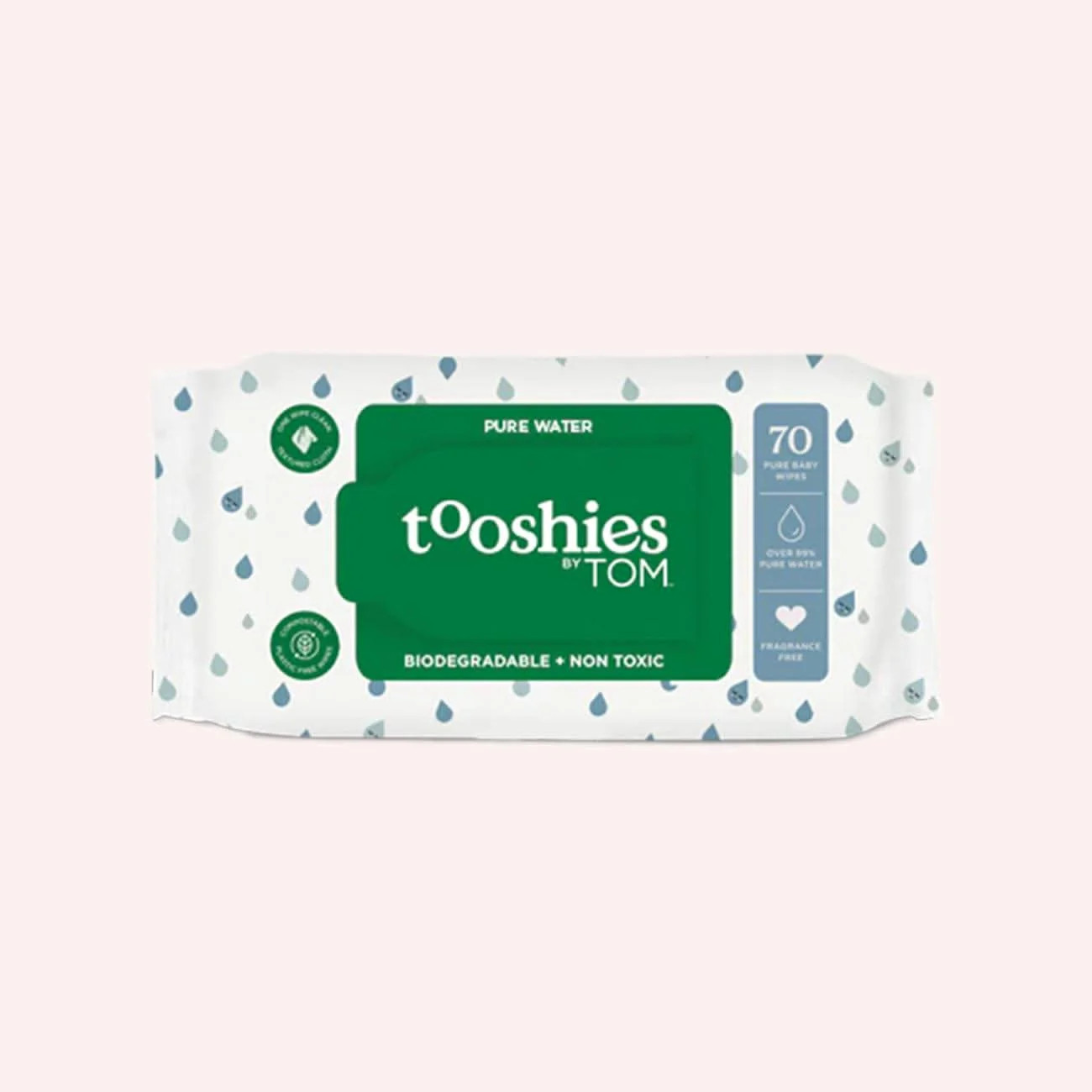 Pure Baby Wipes - 99% Water 70 pack by Tooshies | the memo | The Memo (Australia & New Zealand)