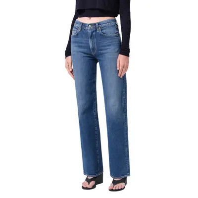 AGOLDE Harper Relaxed Straight Leg Jeans in River at Nordstrom, Size 29 | Nordstrom