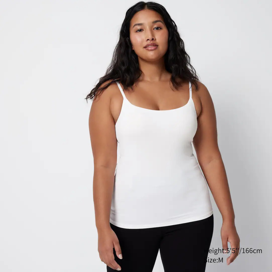 AIRism Sleeveless Camisole Bra Top | UNIQLO (UK)