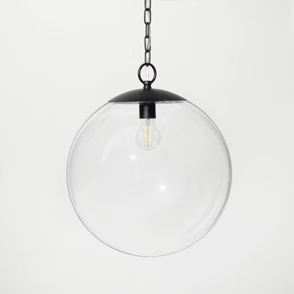 Glass Ceiling Pendant Black - Threshold™ designed with Studio McGee | Target