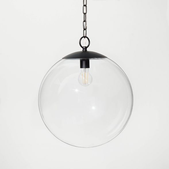 Glass Ceiling Pendant Black - Threshold&#8482; designed with Studio McGee | Target