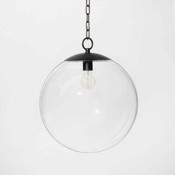 Glass Ceiling Pendant Black - Threshold™ designed with Studio McGee | Target