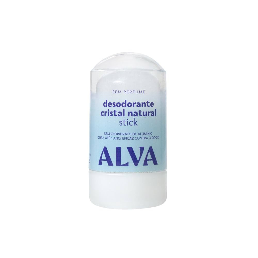 Desodorante Cristal Stick Vegano 60g Alva | Amazon (BR)