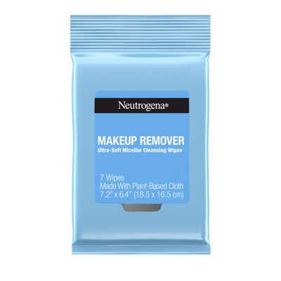 Neutrogena Makeup Remover Wipes - Ultra Soft Micellar Facial Cleansing - Travel Pack - 7ct | Target