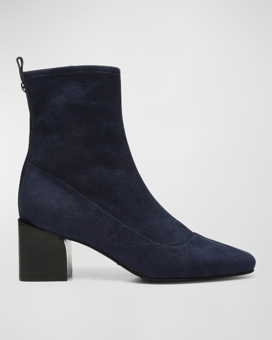 Donald J Pliner Angel Suede Zip Ankle Booties | Neiman Marcus