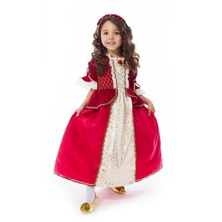 Little Adventures Winter Beauty Princess Dress Up Costume (Medium Age 3-5) Red | Walmart (US)