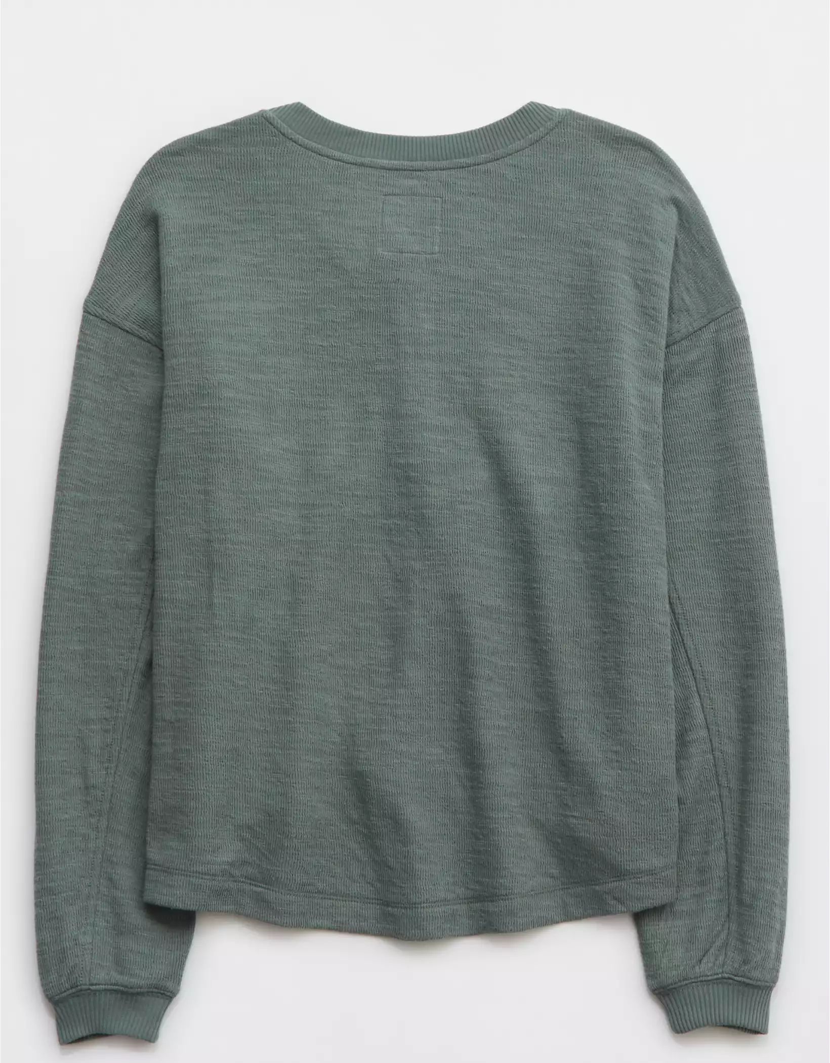 Aerie Henley Light Weight Sweatshirt | Aerie