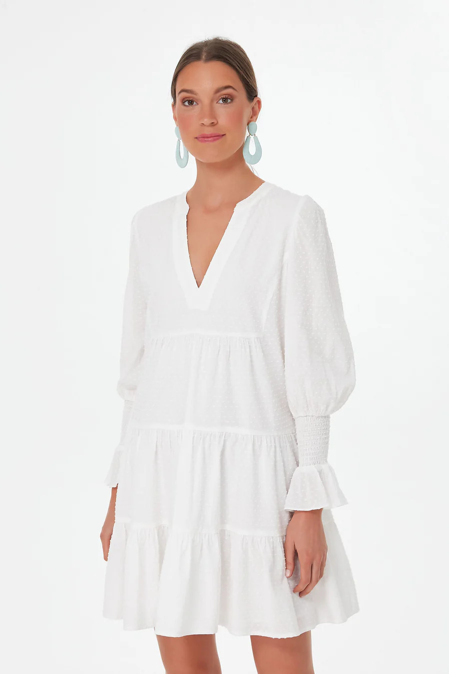 White Swiss Dot Kenzo Dress | Tuckernuck (US)