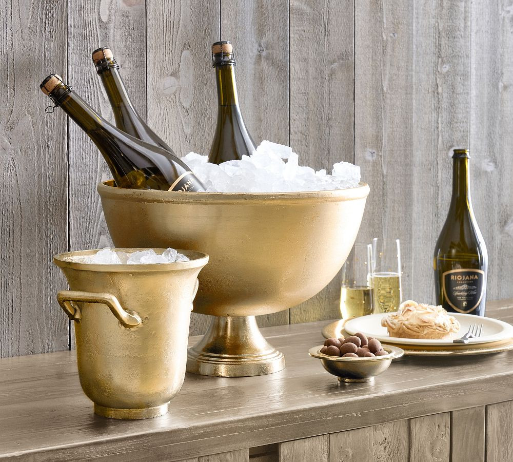 Rustic Metal Entertaining Collection | Pottery Barn (US)
