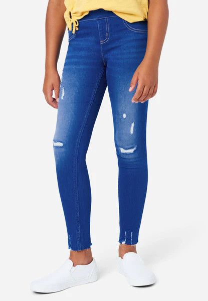 Destructed Pull-On Jean Leggings | Justice