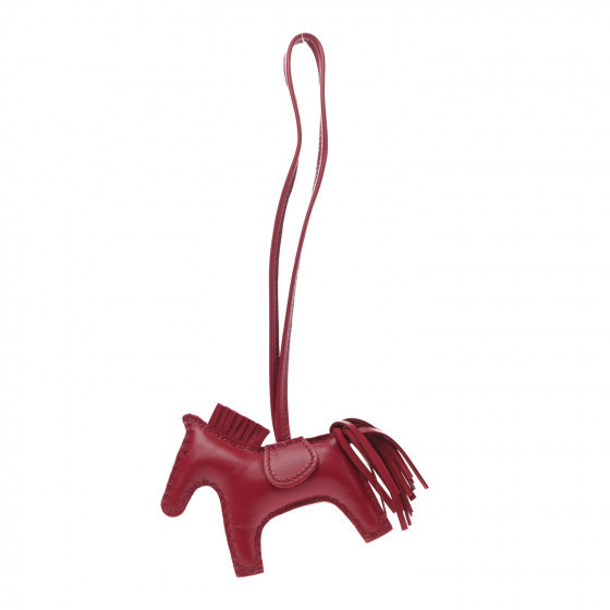 HERMES

Milo Lambskin Grigri Rodeo Horse Bag Charm PM Rubis | Fashionphile