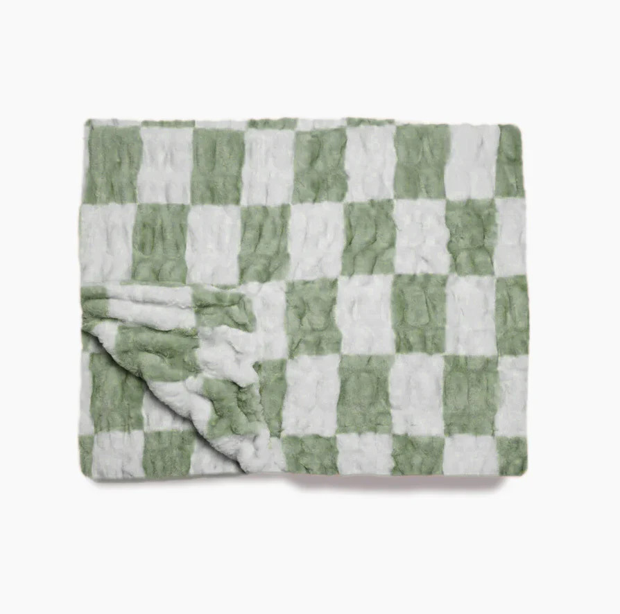 Matcha Check | Lola Blankets