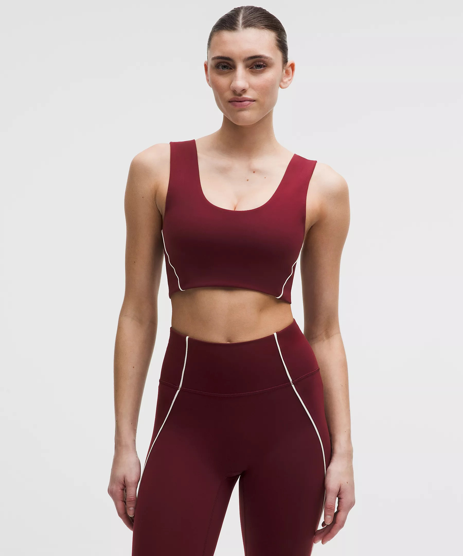 Wunder Train Piped Sports Bra | Lululemon (US)