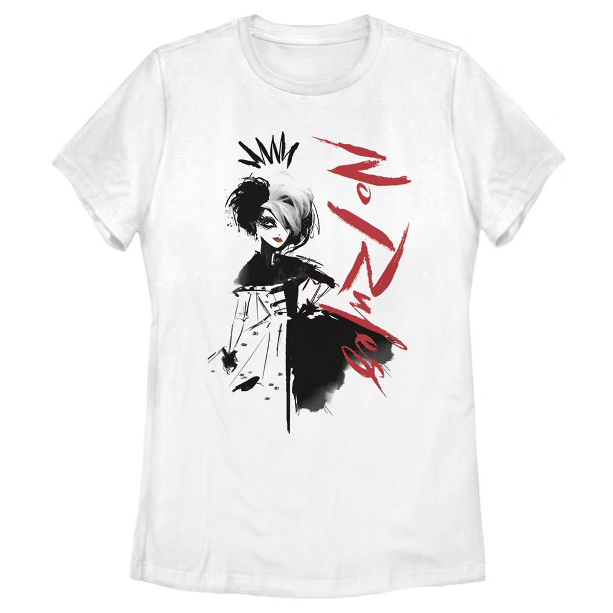 Women's Cruella No Rules Fashion Sketch T-Shirt | Target