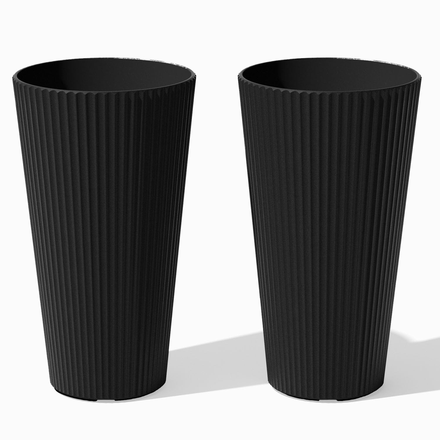 Veradek Demi Series Tall Planter for Porch, Patio, Backyard | Durable Plastic-Stone Composite Mat... | Amazon (US)