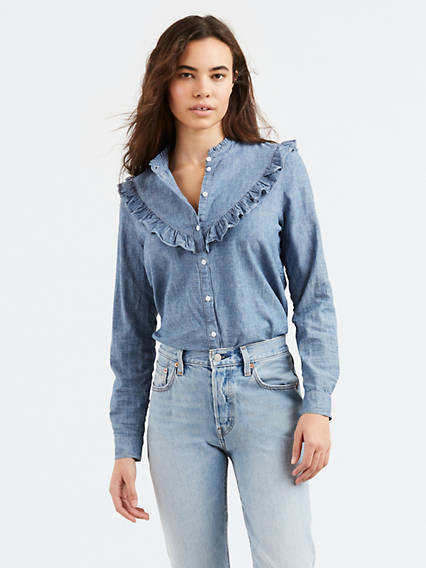 Levi's Ruffle Shirt - Women's S | LEVI'S (US)