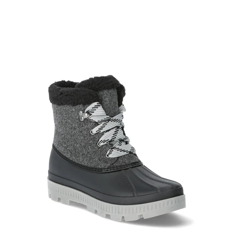 Ozark Trails Women's Fleece Duck Low Boots, Sizes 6-11 - Walmart.com | Walmart (US)