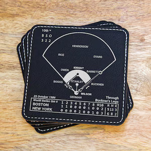 Greatest Mets Plays: Leatherette Coasters (set of 4) - Etsy | Etsy (US)