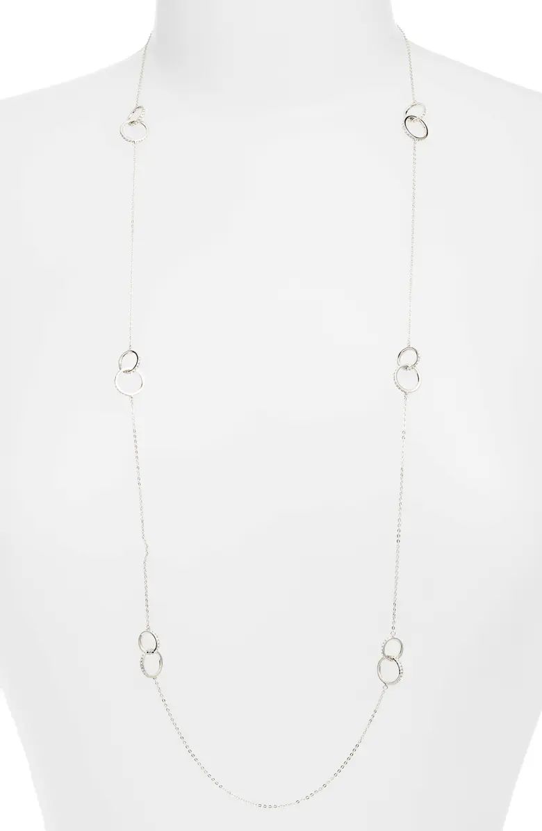 Infinity Long Link Station Necklace | Nordstrom