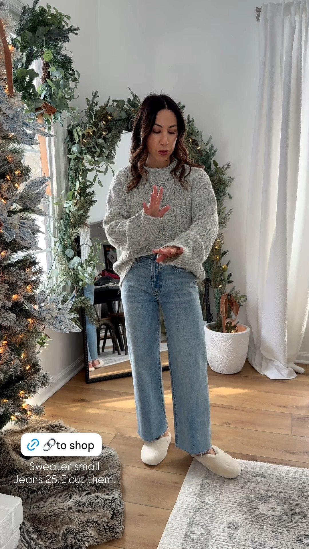 Sweater small, jeans 25. I cut them. Target fashion, target style.



#LTKOver40 #LTKFindsUnder50