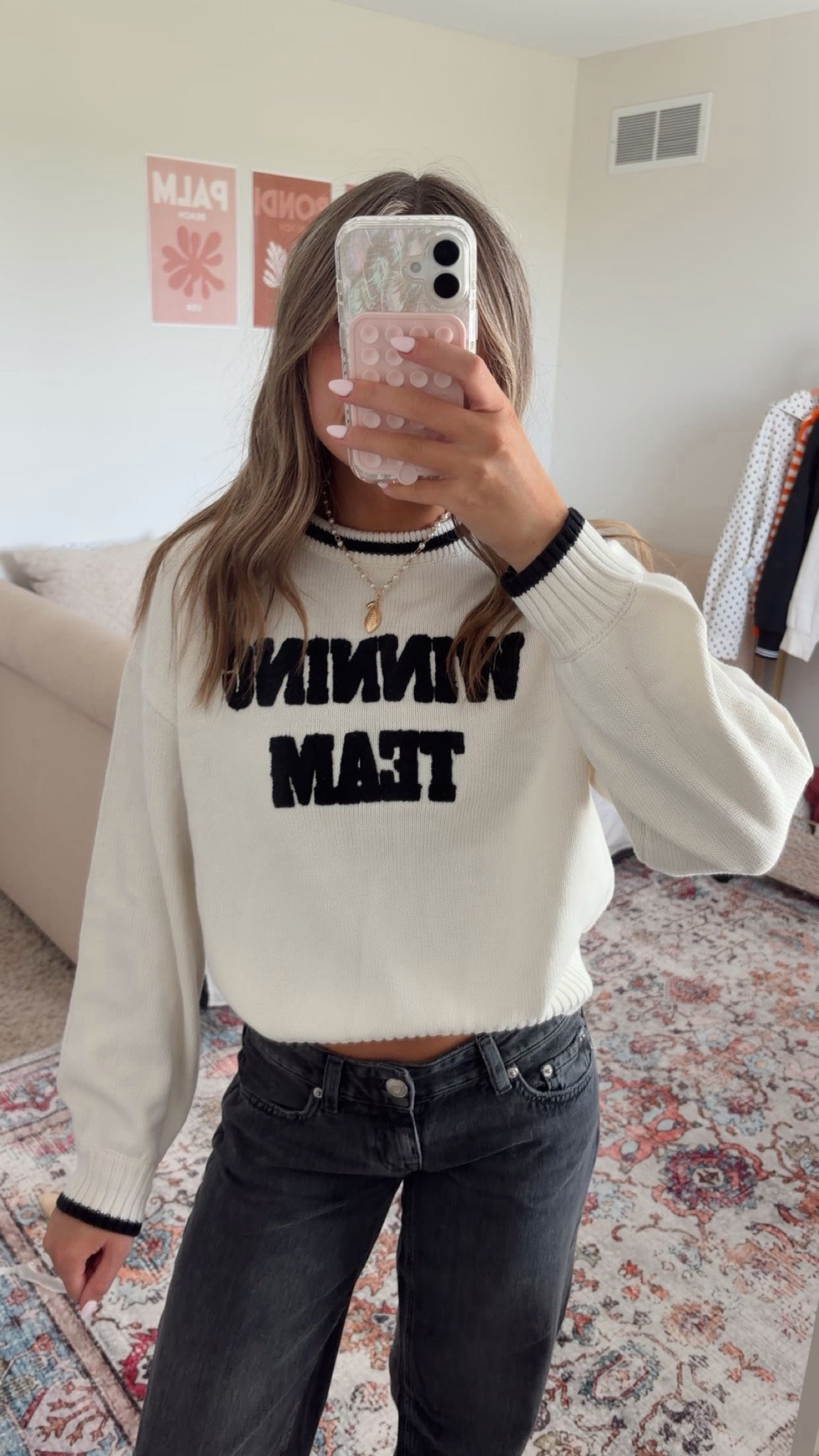 GameDay ready! Target’s GameDay section has been SO good lately! Obsessed with this “Winning Team” sweater, it's the perfect mix of cute + comfy for cheering on your team. So easy to pair with jeans, leggings, or your favorite GameDay bottoms! 🏈✨

#TargetStyle #TargetFinds #TargetFashion #GameDay #GameDayStyle #FootballSeason #CollegeFootball #GameDayReady

#LTKdayinmylife #LTKootd #LTKSeasonal