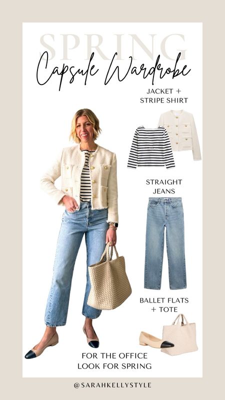 Outfit inspiration for spring from my Spring Capsule Wardrobe! Look for the office 

#LTKstyletip #LTKover40 #LTKSeasonal