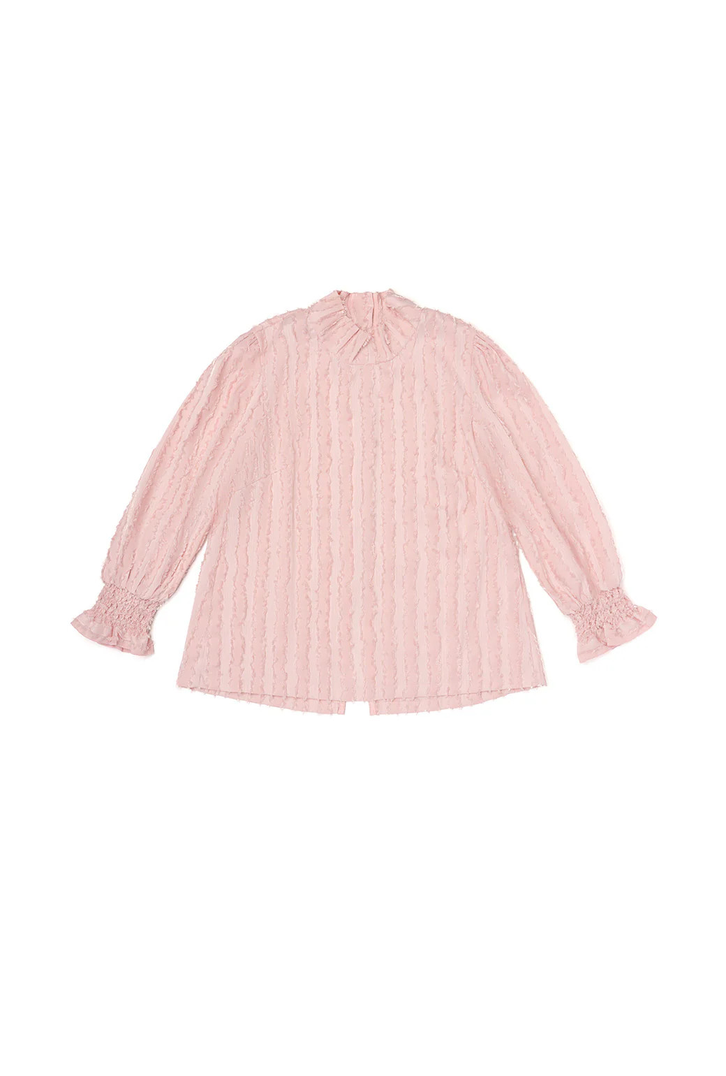 Long Sleeve Mod Top - Blush Fringe | Shop BURU
