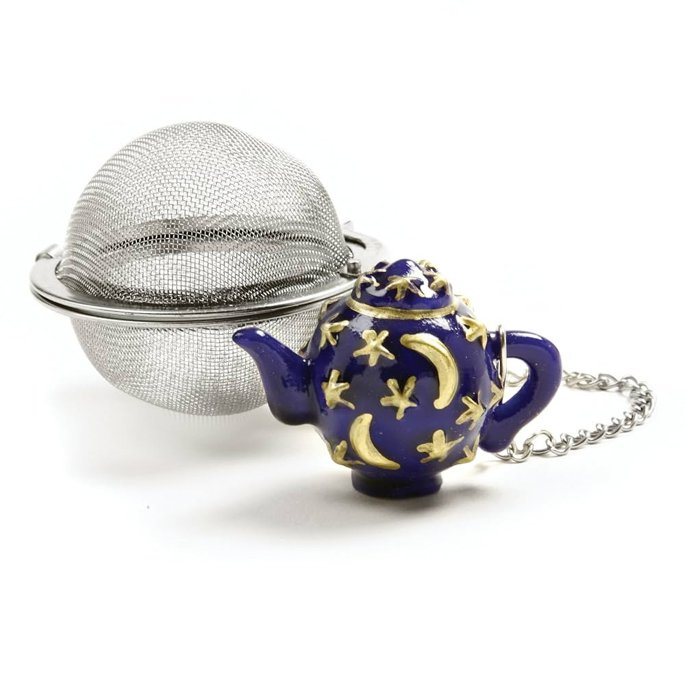 Norpro Stainless Steel 2-Inch Mesh Tea Infuser Ball with Teapot Weight | Amazon (US)