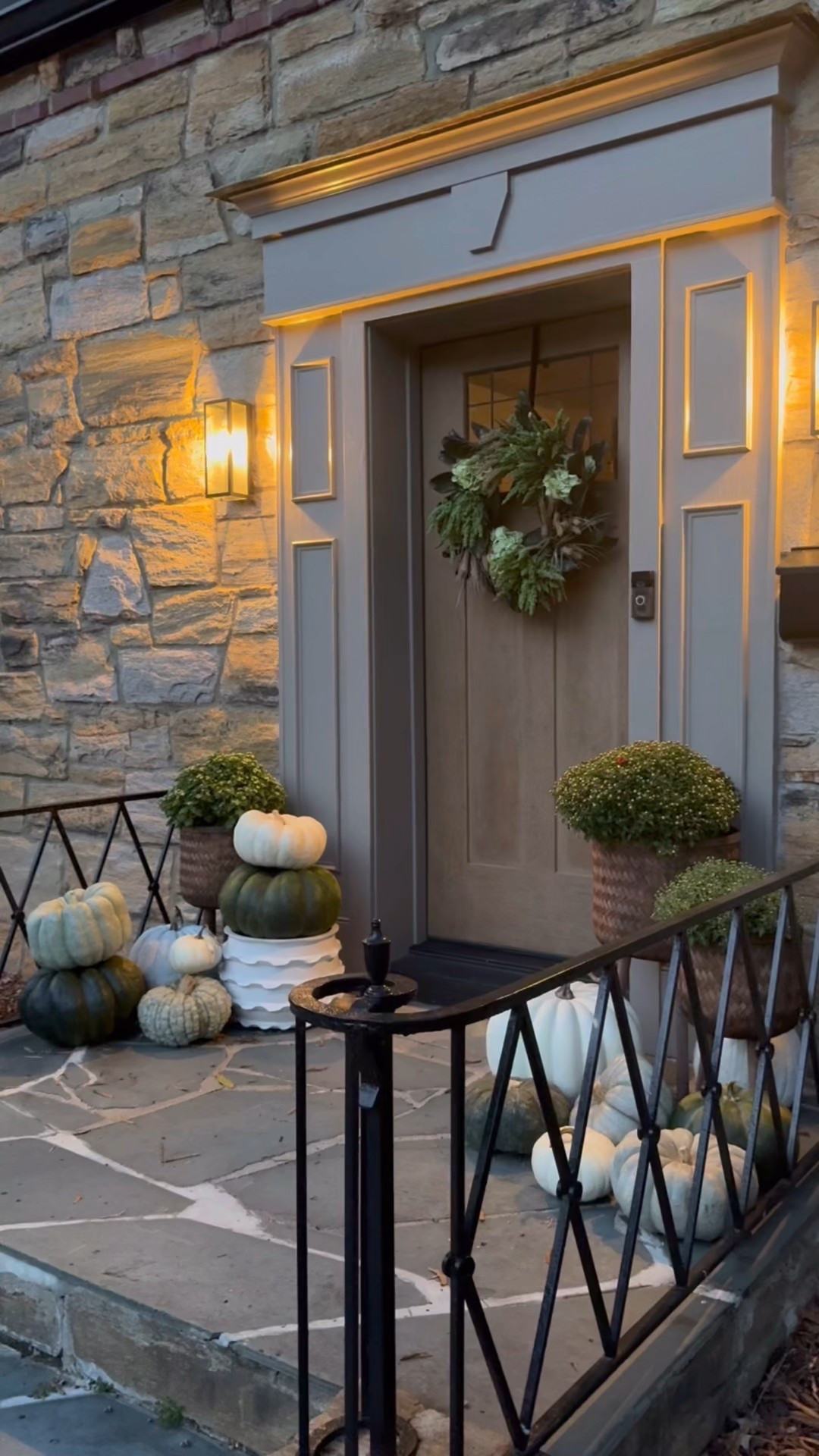 September evenings... #pumpkins #fallporch #fallwindowbox #cinderellapumpkins

#LTKHome #LTKFallSale #LTKSeasonal