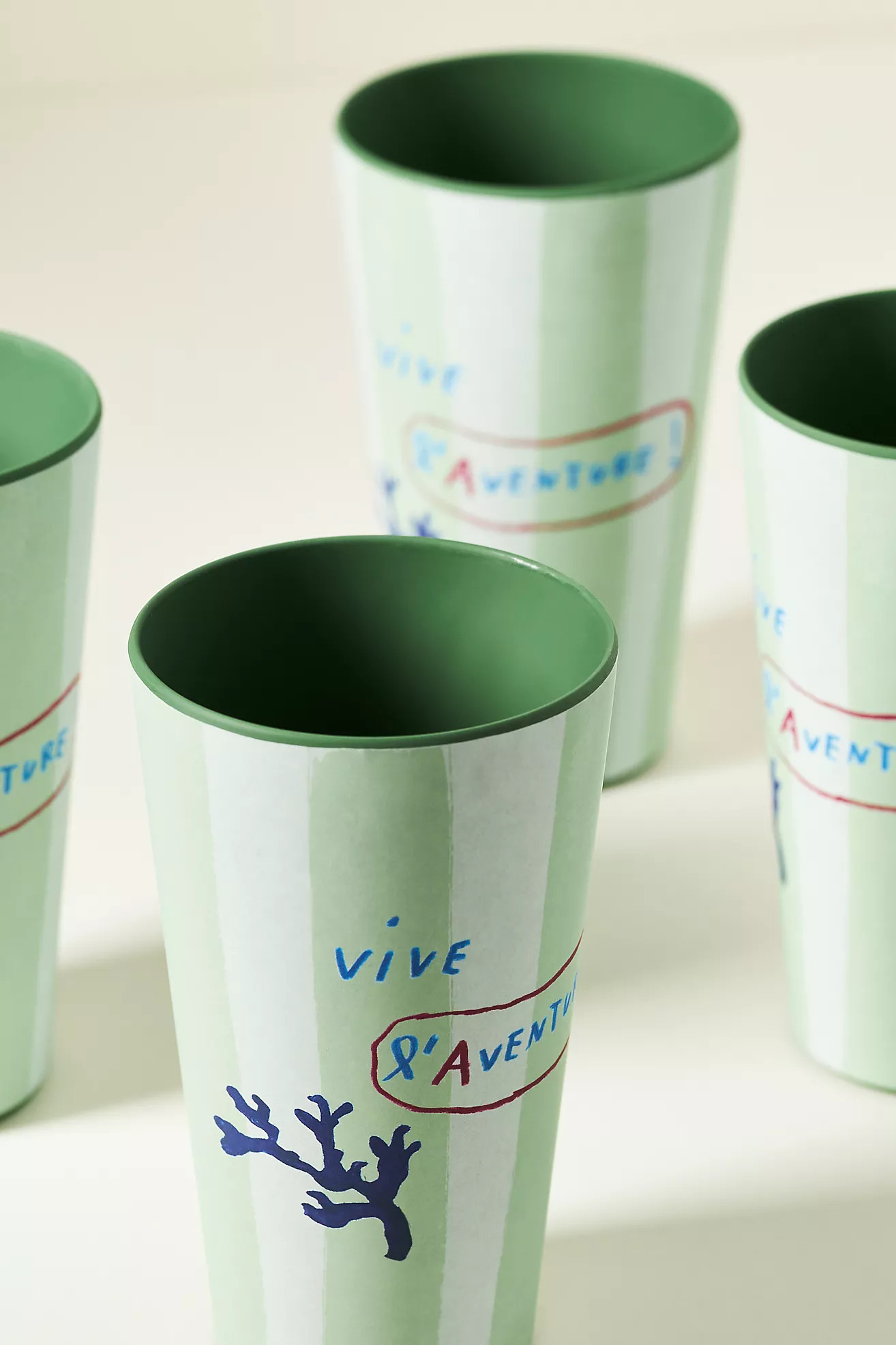 Nathalie Lete By the Sea Melamine Tumbler | Anthropologie (US)