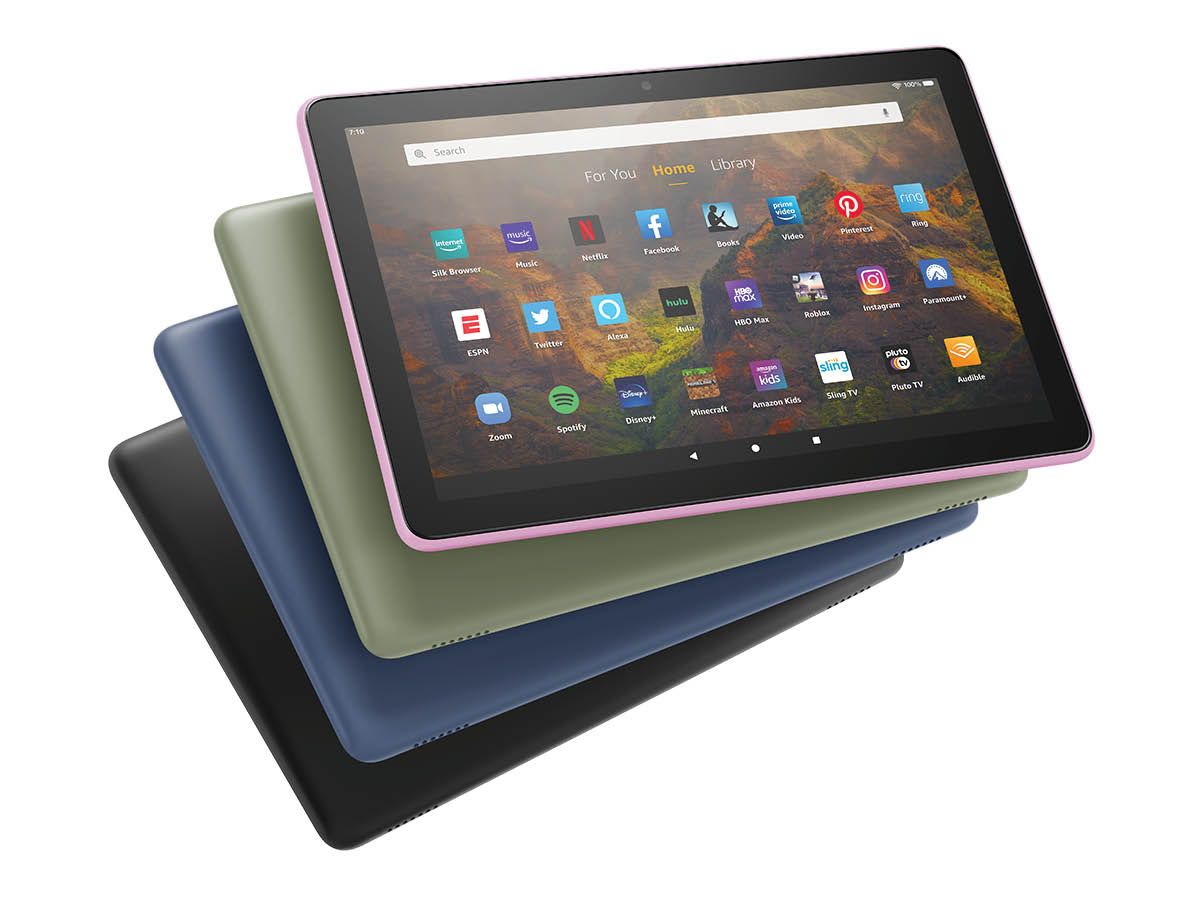 Fire HD 10 tablet, 10.1", 1080p Full HD, 32 GB, latest model (2021 release), Black | Amazon (US)