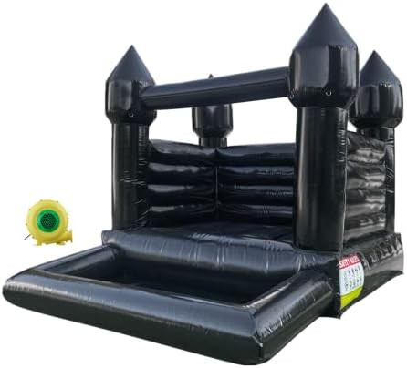 White Bounce House with Air Blower Inflatable Commercial Grade Wedding Bounce Castle Event Decoratio | Amazon (US)