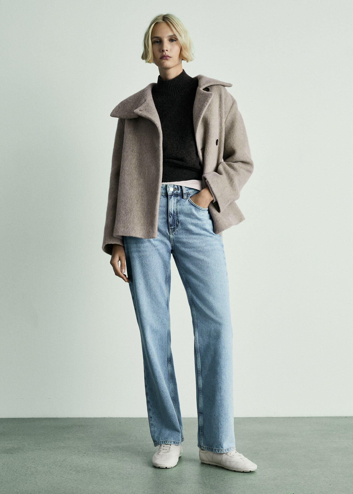 Matilda medium-rise straight-fit jeans - Woman | MANGO USA | MANGO (US)