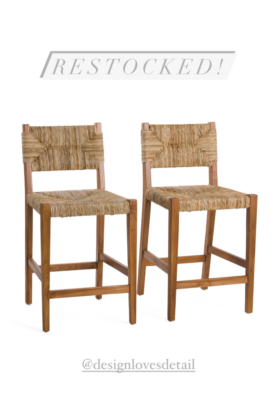 Set Of Two Valletta Counter Stools curated on LTK