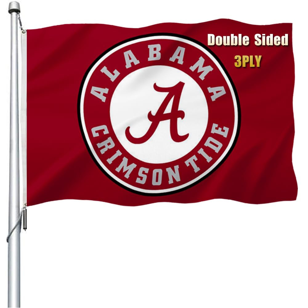 Alabama Flag 3x5 Outdoor Double Sided Heavy Duty Durable Polyester 3 Ply Alabama AL State Flags W... | Amazon (US)