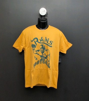 Junk Food Clothing Rams NFL Franchise Fan Short Sleeves Men's Tee Large Mustard | eBay US