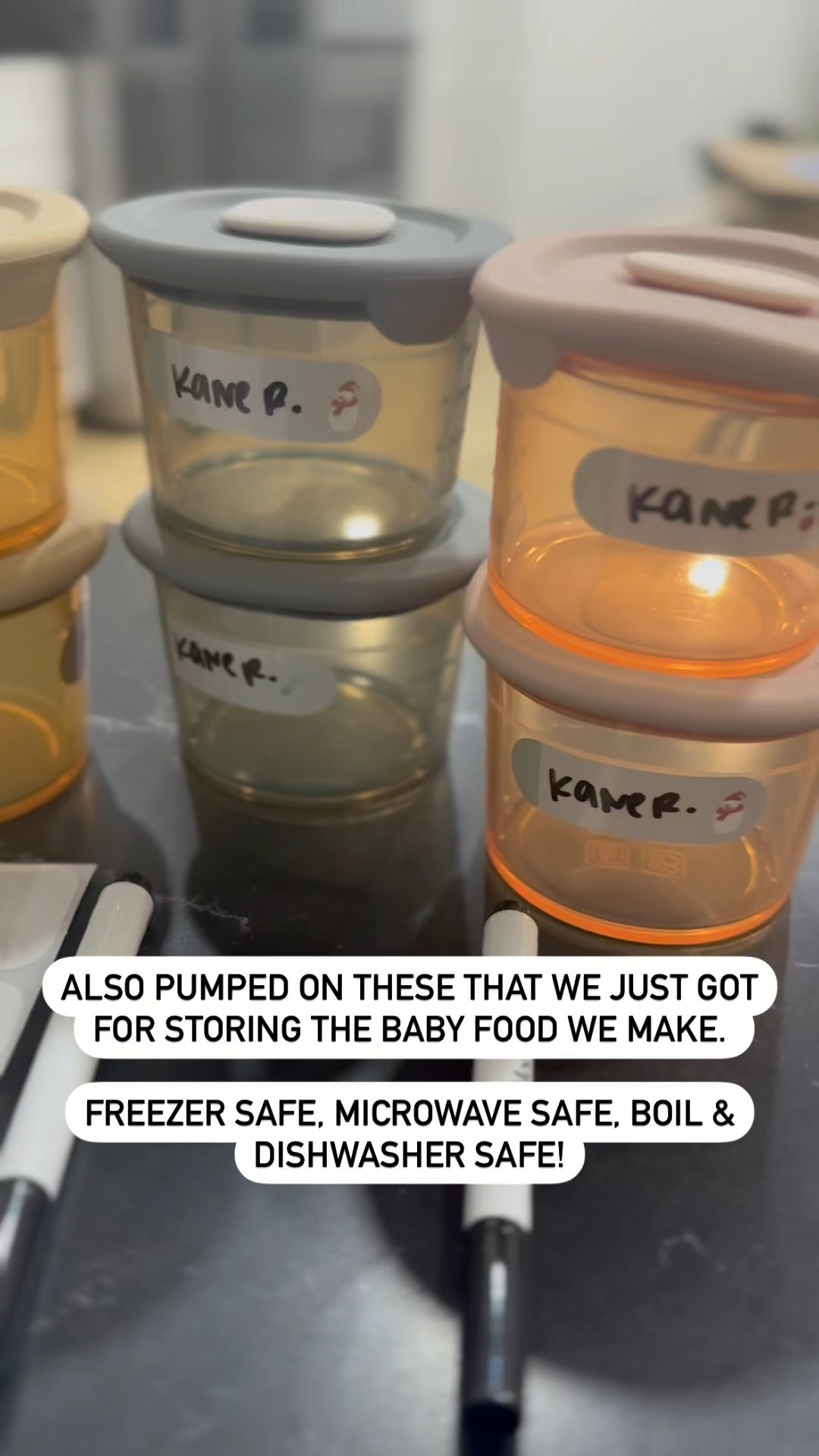 Baby food storage 
Infant food storage with labels 

#LTKBaby #LTKSaleAlert #LTKFamily