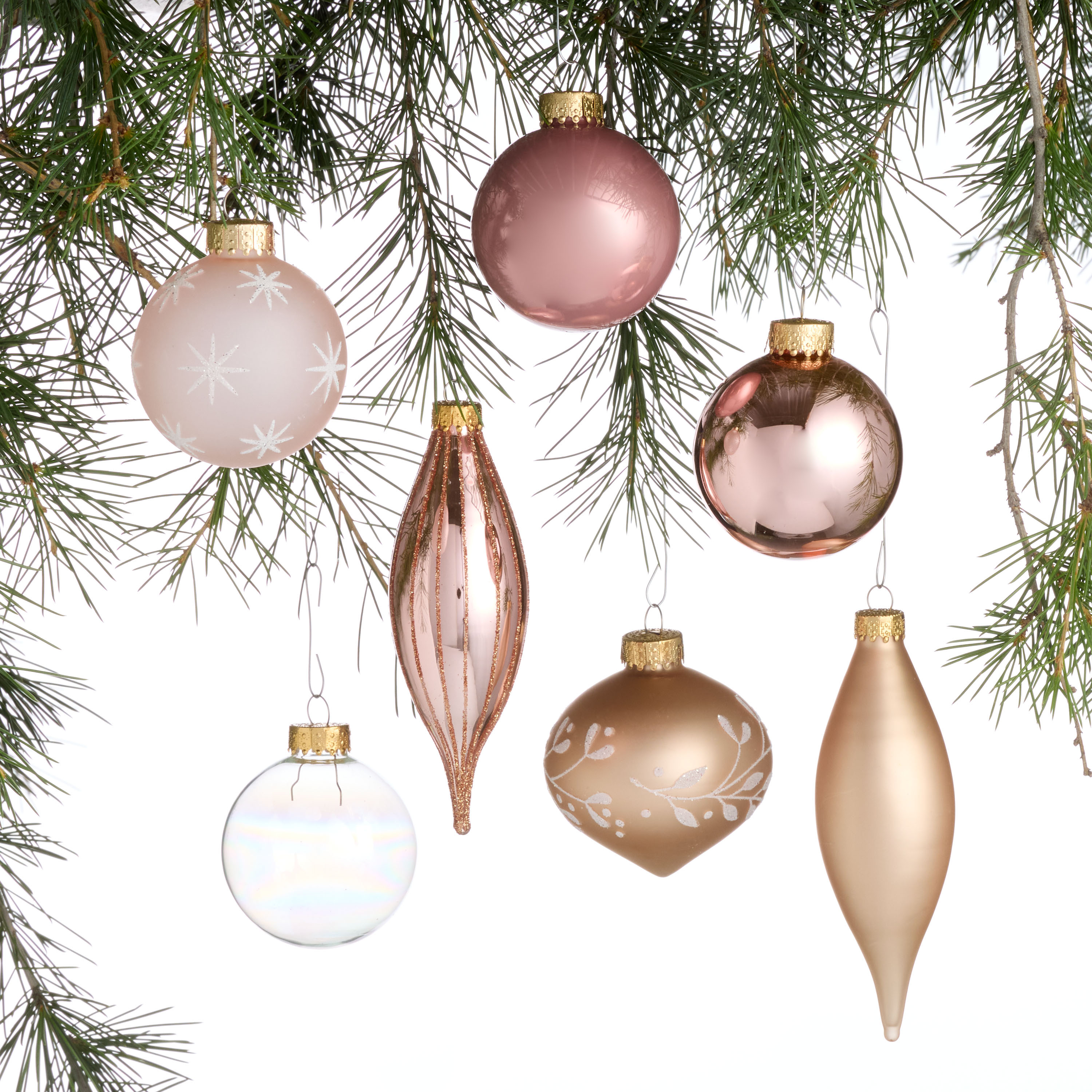 Classic Glass Assorted Ornaments 20 Pack | World Market