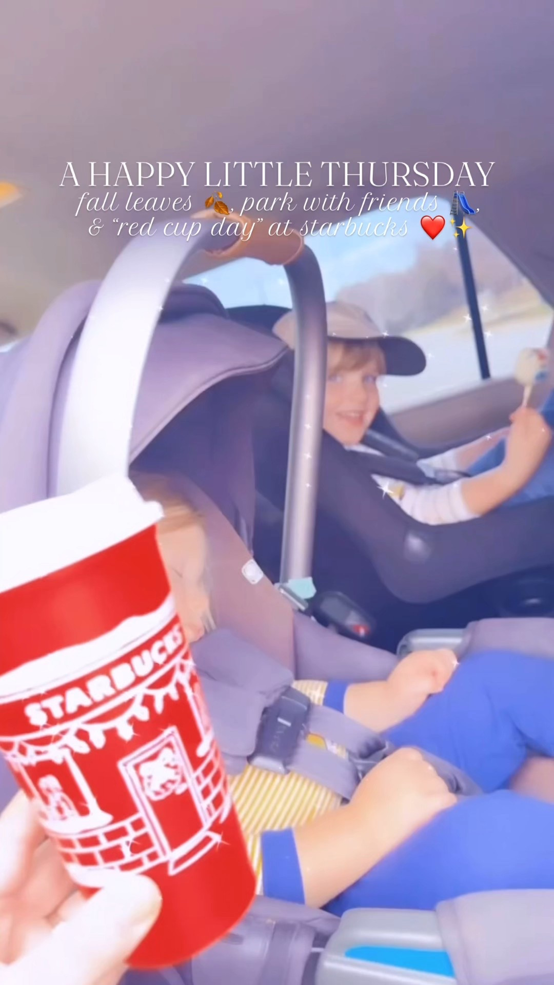 A day filled with lots of sweet things 🌅❤️🍁🌳🍂🛝☕️🧁🐻‍❄️🎄✨🎅🏻

Loved walking out of the gym 🏃‍♀️ this morning to the most breathtaking autumn sunrise coming up over the colorful trees and leaves!! 🌅🍁🌄 And then there’s just nothing I love more than a crisp fall morning walk with my bundled up babies in a blanket!!! 👶🏼🍂🌾 Oh my heart!!!! 🌳✨🫶🏽 And we always love park play dates when we get to hang out with so many of our sweet friends!!! 🛝🫶🏽🍁🌾🌳✨ 

Anddddd Happy @starbucks “Red Cup Day” ☕️❤️🎄🎅🏻 to all who celebrate!!! 🤭🫶🏽🥰 One of our favorite traditions every year - a happy mama with a red cup ♥️, happy toddler with his polar bear 🐻‍❄️ cake 🎂 pop 😋, and a sleeping 😴 babe 👶🏼 in the backseat!!! ✨ The best little “Friday Eve” treat!!! 😍

| Motherhood | Country Living | Homemaker | Chickens | Gardening | Stay at Home Mom | Chasing Dreams | Land and Babies | Raising Country Boys | Farm Sweet Farm | Joyful Motherhood | Faith | Baby and Toddler Days | Boy Mama x 2 | SAHM | These are the Days | Full Hands Fuller Hearts | Homeschool Mama | Sweet Days with Littles 

…

#emilysayswes #judsoncarpentermabry #levirhettmabry #familyoffour #mommyblogger #stayathomemommy #boymamax2 #mommyblogger #sahm #novembermemories #LTKHoliday #LTKfamily #LTKToddler @shop.ltk

#LTKBaby #LTKFamily #LTKKids