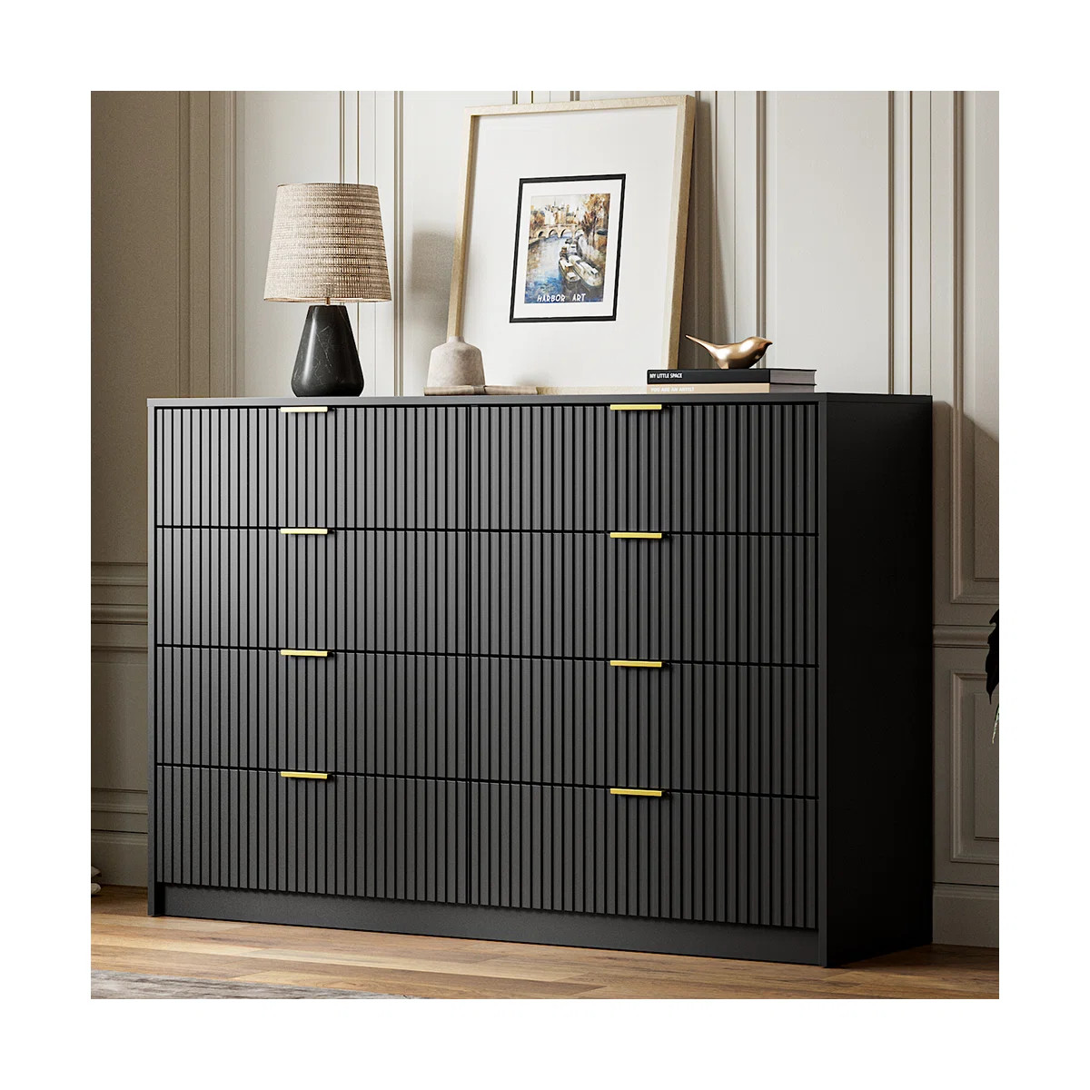 8-Drawer Double Dresser, 55" W | Wayfair North America