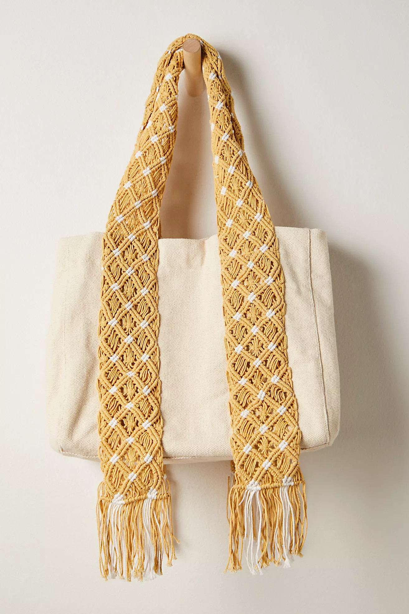 Mia Macrame Strap Tote | Free People (Global - UK&FR Excluded)