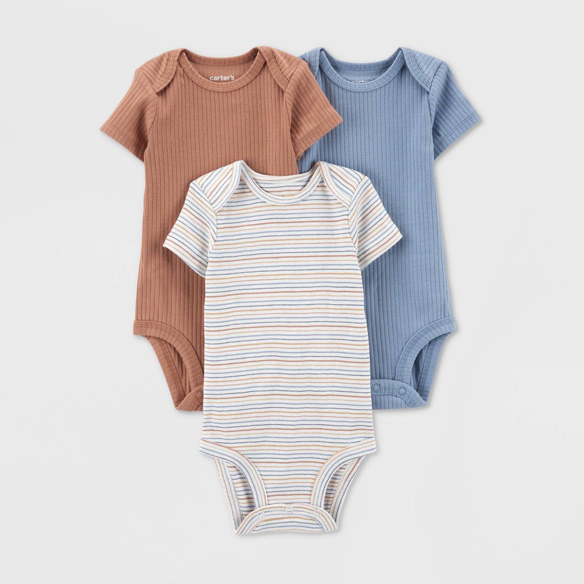 Carter's Just One You® Baby 3pk Rhino Bodysuit - Blue | Target