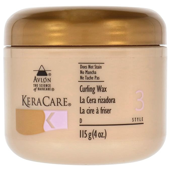 Avlon Keracare Curling Wax Unisex Curling, 4 Ounce | Amazon (US)