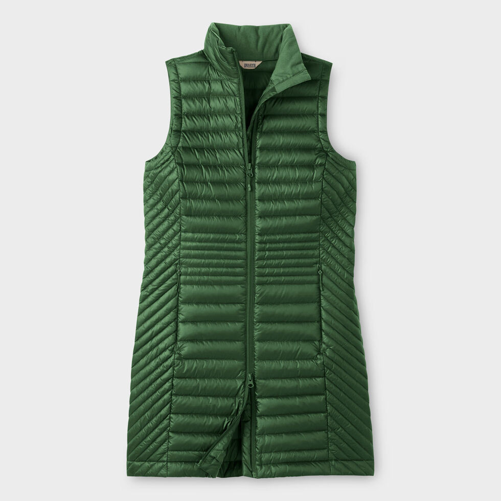 Women's Down Right Long Vest | Duluth Trading Co.