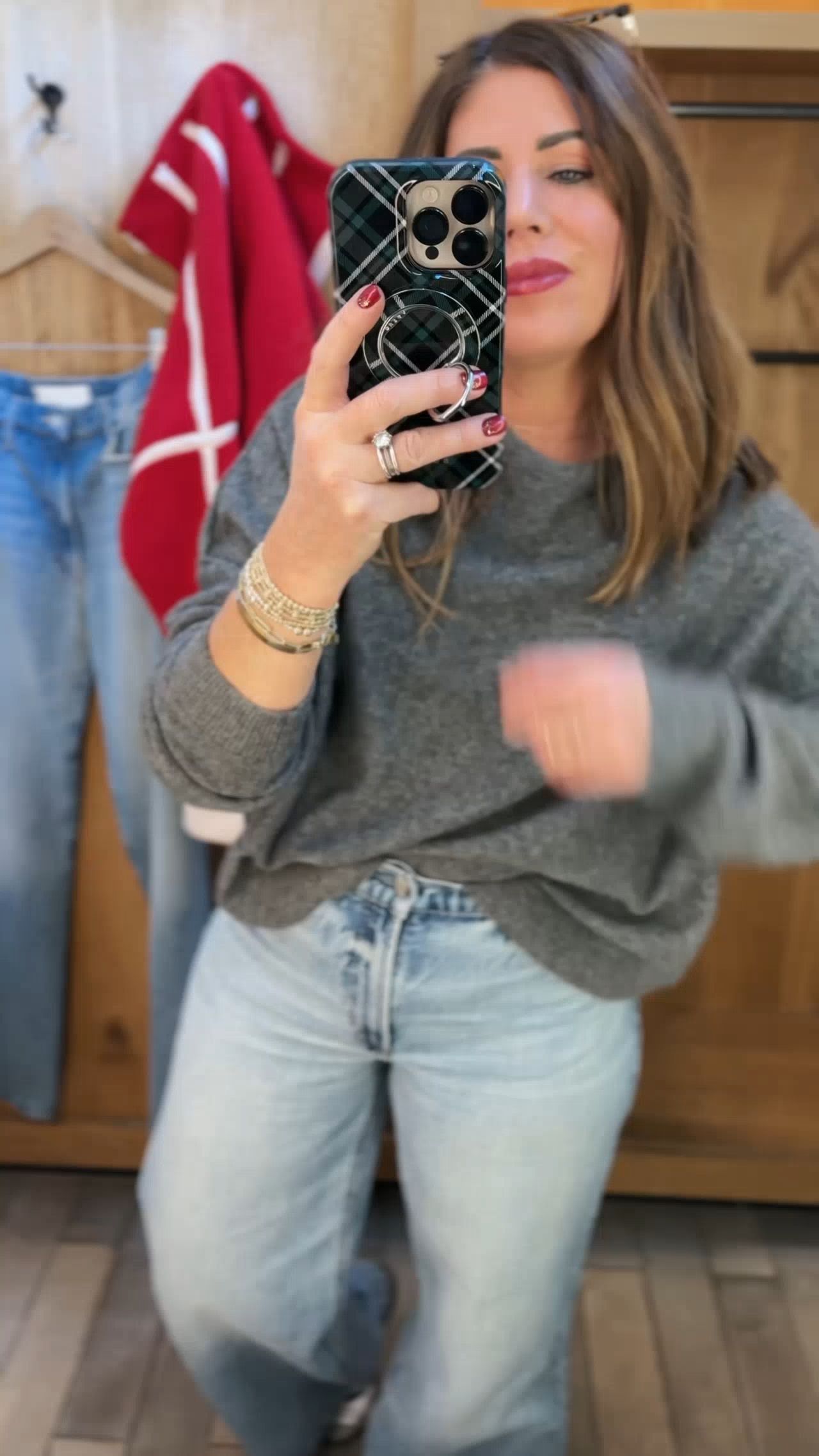 Last day to save up to $150 with the buy More gift More sale at @anthropologie

I am wearing a 29 in the mother jeans
A 28 in the post jeans and a large in the sweater 

 #LTKGiftGuide #LTKOver40 #LTKSaleAlert