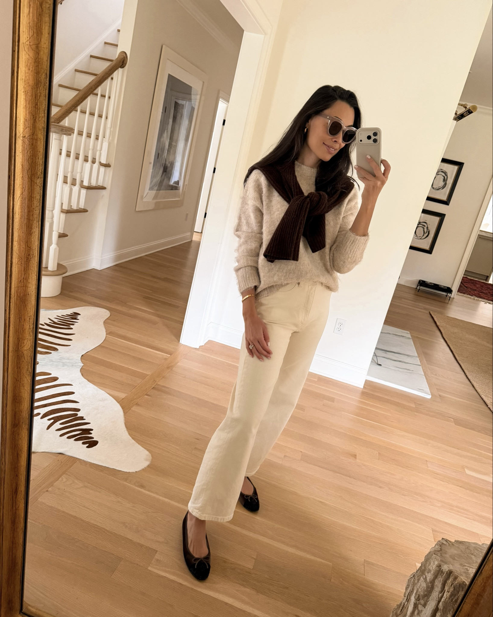 Everything I wore this week, Kat Jamieson style, outfits, fall outfit, fall fashion, casual style, classic fashion. 

Ballet flats are Chanel, black boots are Chanel, raffia bag is Khaite. 

#LTKSeasonal #LTKStyleTip #LTKShoeCrush