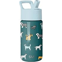 Simple Modern Kids Water Bottle with Straw Lid | 14oz Insulated Stainless Steel Kids Tumbler & Sp... | Amazon (US)