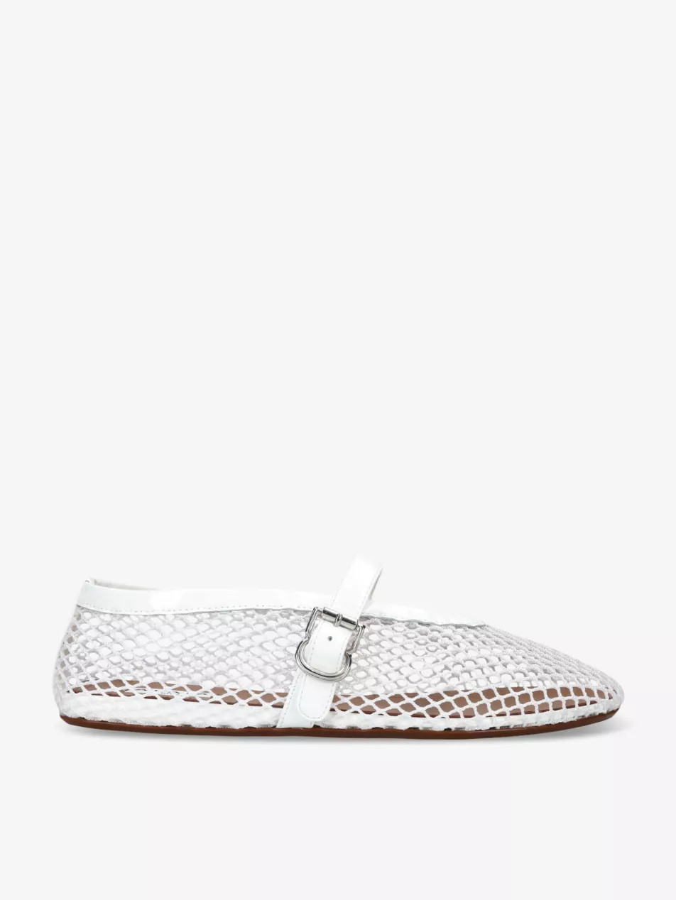 Ballerina cut-out faux-leather courts | Selfridges