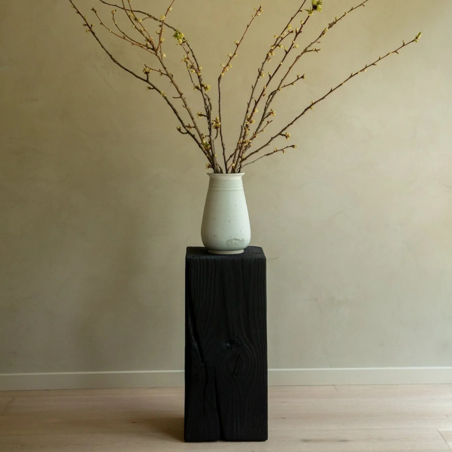 Charcoal Sculpture Pedestal - Medium | House of Leon