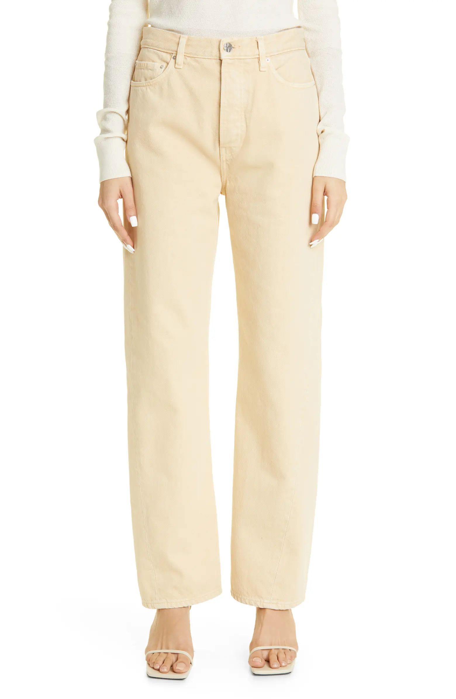 TOTEME Twisted Seam Straight Leg Jeans | Nordstrom | Nordstrom